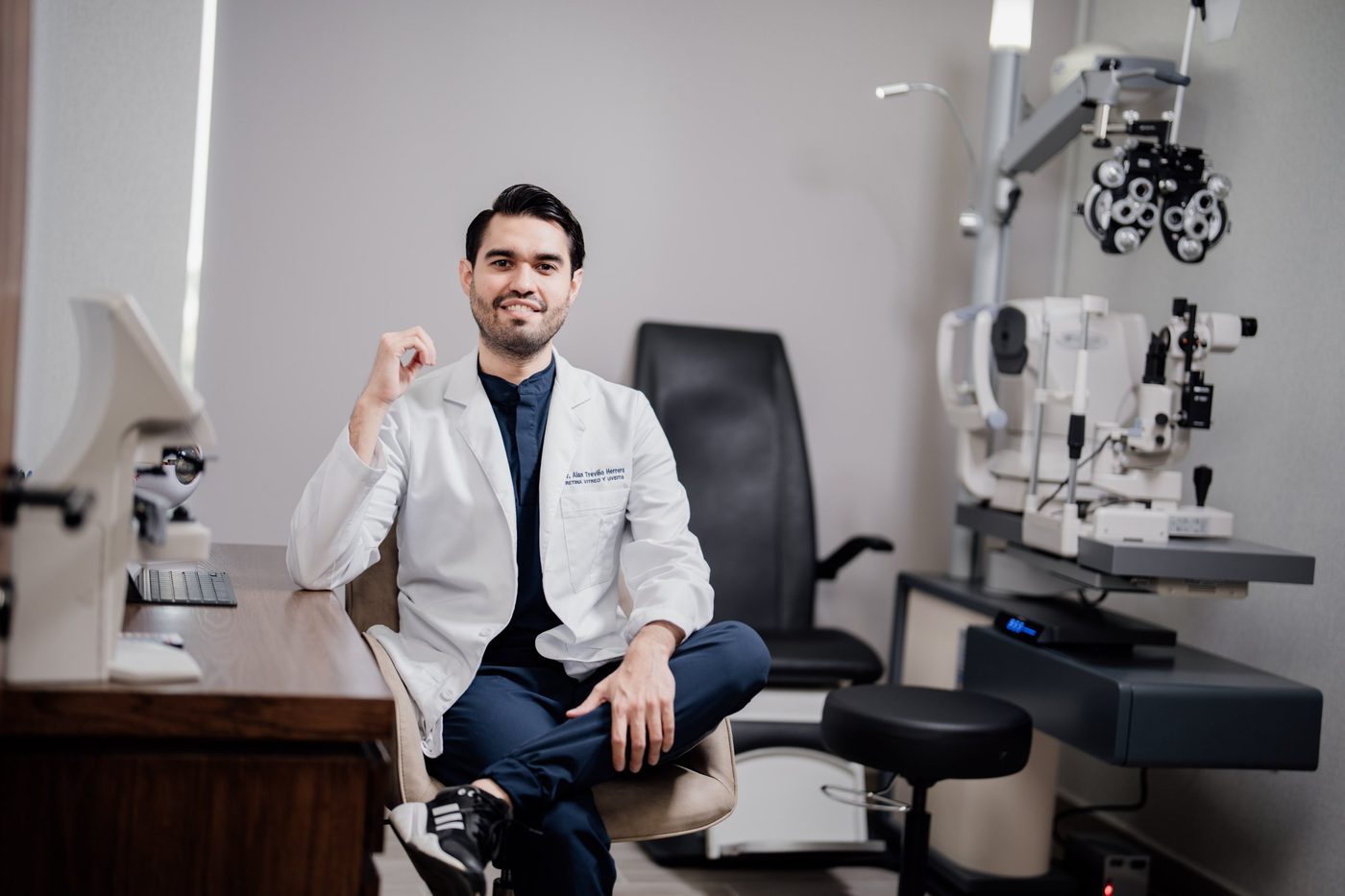 Consultorio de oftalmología del Dr. Alan Treviño en San Pedro, Monterrey
