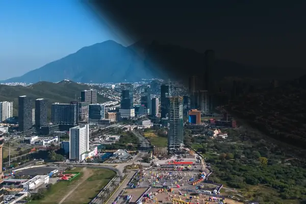 Simulación de la visión con desprendimiento de retina